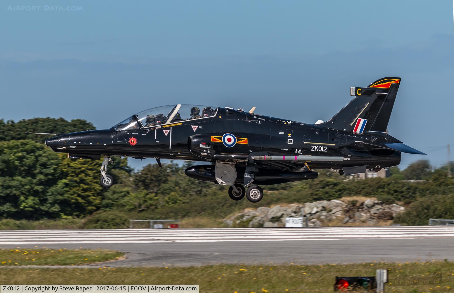 ZK012, 2008 British Aerospace Hawk T2 C/N RT003/1241, RAF VALLEY