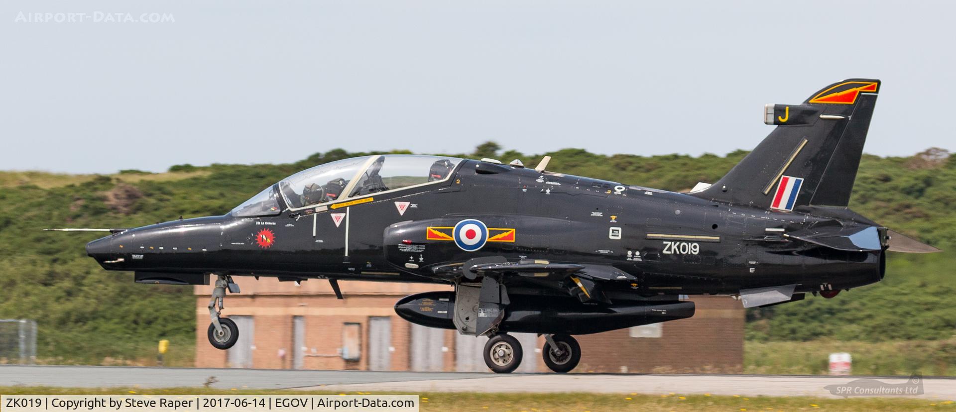 ZK019, 2008 British Aerospace Hawk T2 C/N RT010/1248, RAF VALLEY
