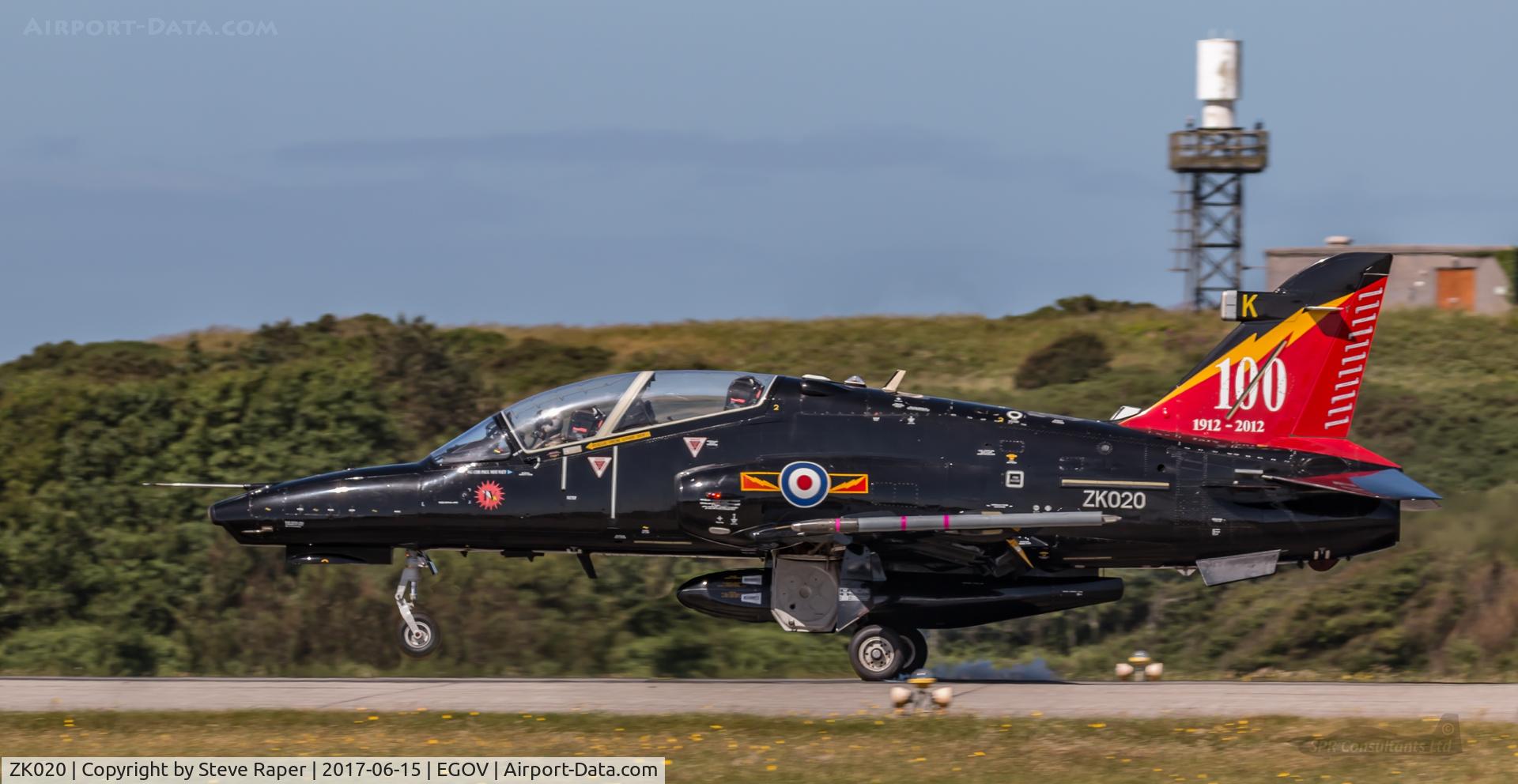ZK020, 2009 British Aerospace Hawk T2 C/N RT011/1249, RAF VALLEY 