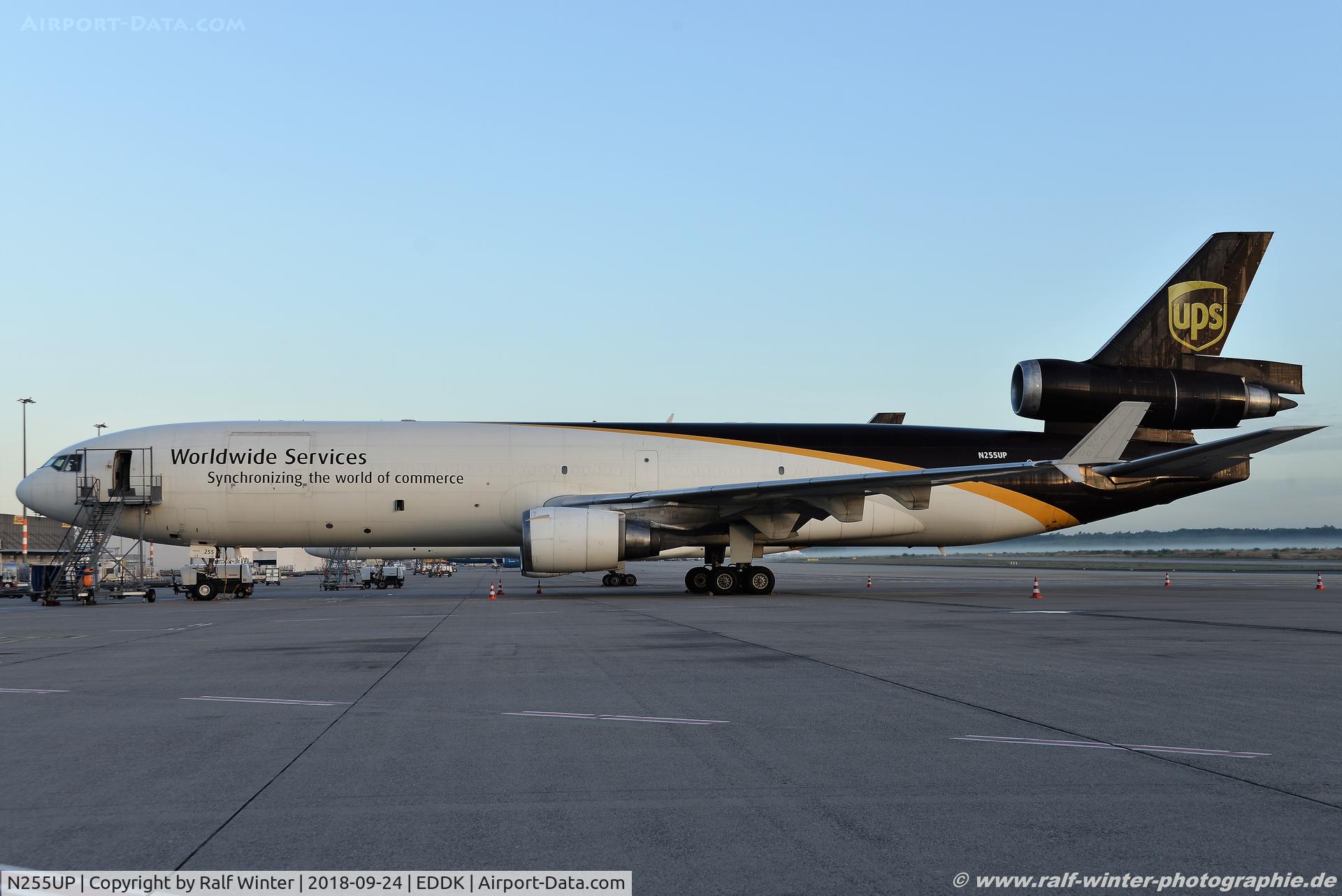 N255UP, 1992 McDonnell Douglas MD-11F C/N 48404, McDonnell Douglas MD-11F - 5X UPS United Parcel Service - 48404 - N255UP - 24.09.2018 - CGN
