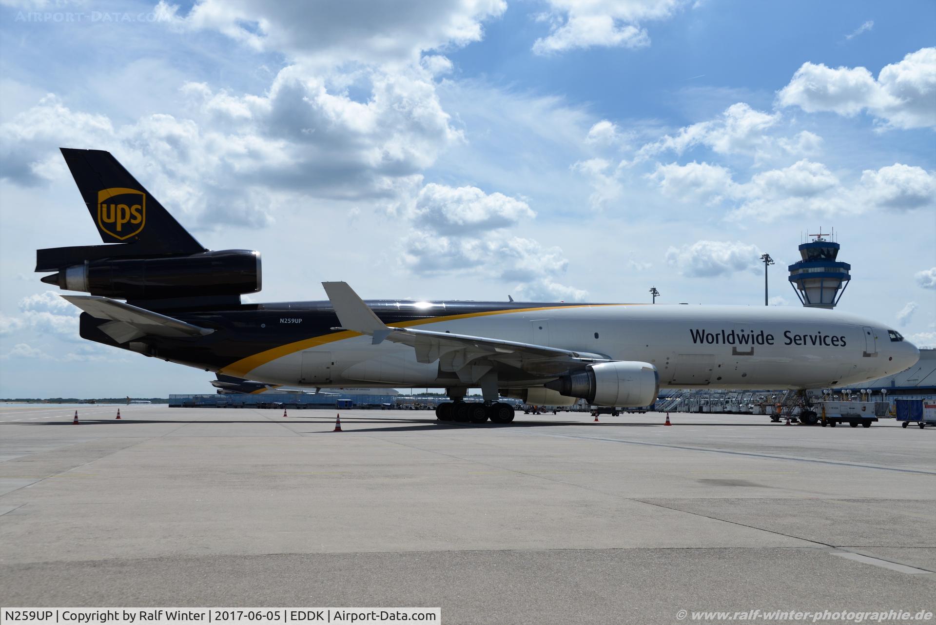 N259UP, 1991 McDonnell Douglas MD-11F C/N 48417, McDonnell Douglas MD-11F - 5X UPS United Parcel Service - 48417 - N259UP - 05.06.2017 - CGN