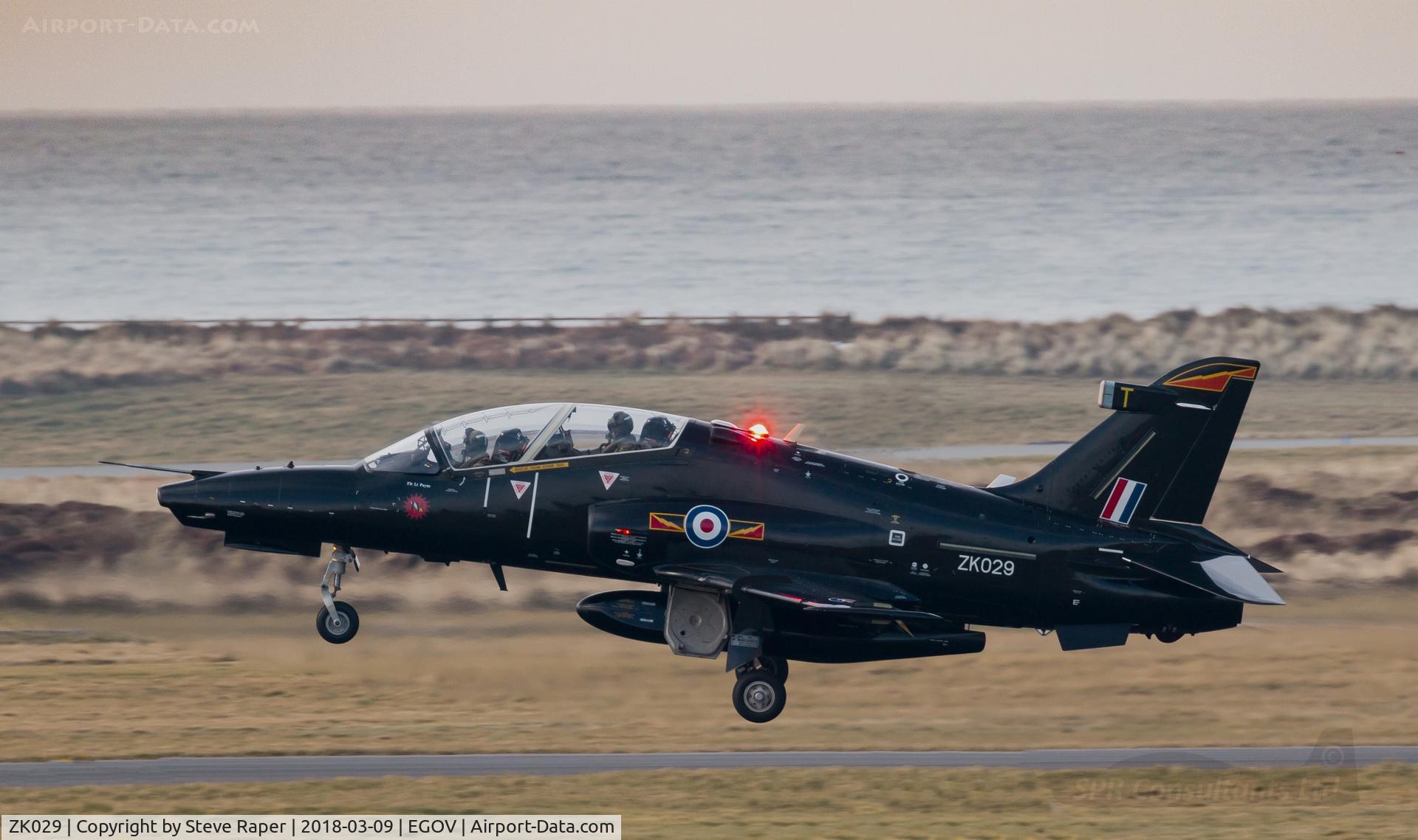 ZK029, 2009 British Aerospace Hawk T2 C/N RT020/1258, RAF VALLEY