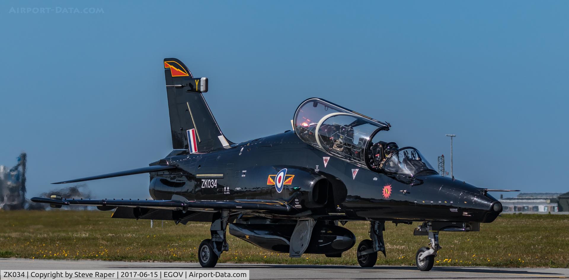 ZK034, 2010 British Aerospace Hawk T2 C/N RT025/1263, RAF VALLEY