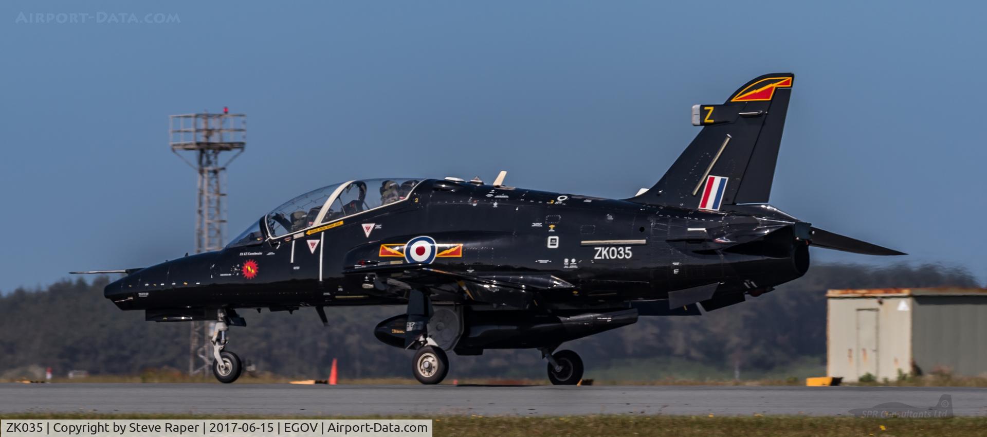 ZK035, 2010 British Aerospace Hawk T2 C/N RT026/1264, RAF VALLEY