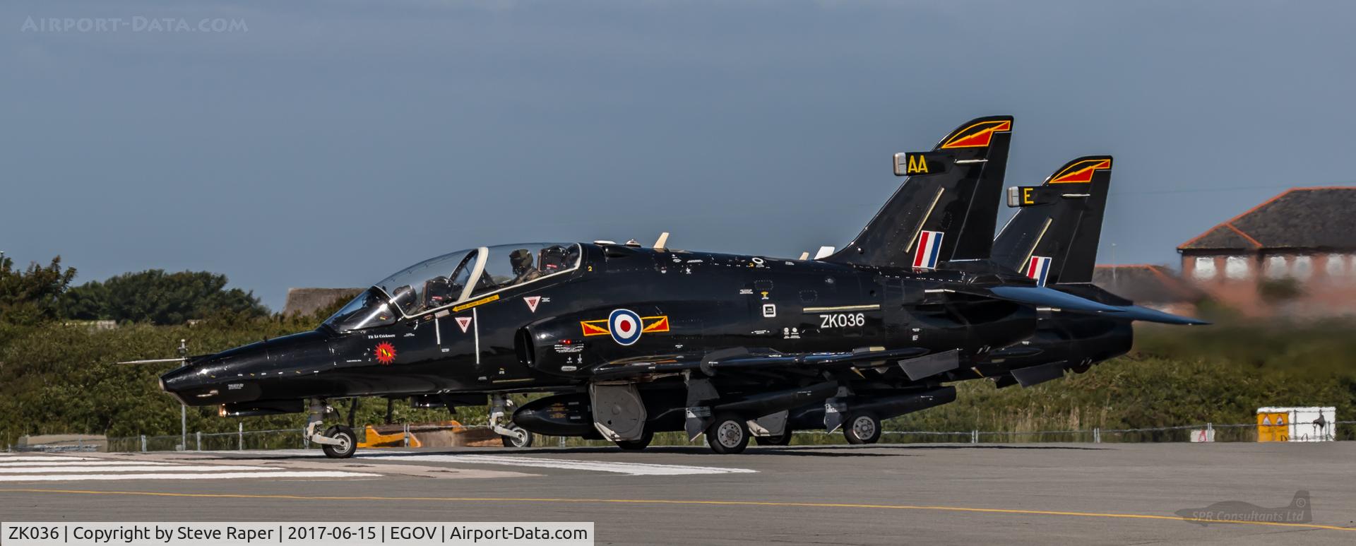 ZK036, 2010 British Aerospace Hawk T2 C/N RT027/1265, RAF VALLEY 