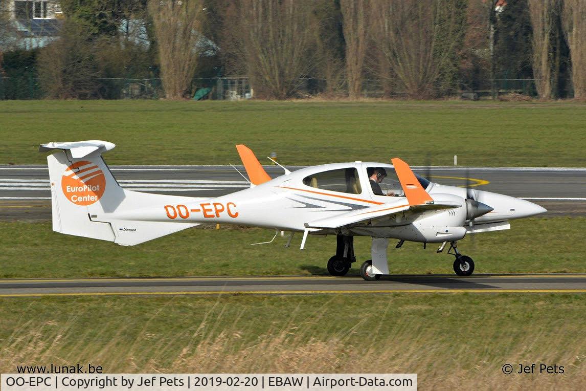 OO-EPC, 2006 Diamond DA-42 Twin Star C/N 42.158, At Antwerp Airport