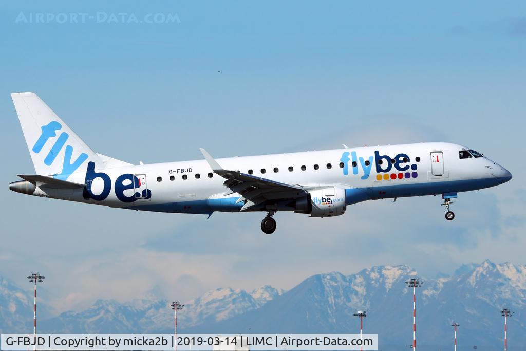 G-FBJD, 2011 Embraer 175STD (ERJ-170-200) C/N 17000329, Landing