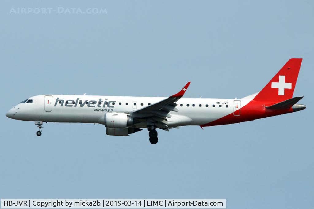 HB-JVR, 2011 Embraer 190LR (ERJ-190-100LR) C/N 19000435, Landing