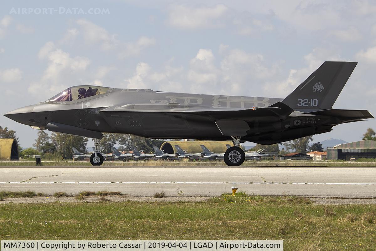 MM7360, Lockheed Martin F-35A Lightning II C/N AL-10, Iniochos 2019