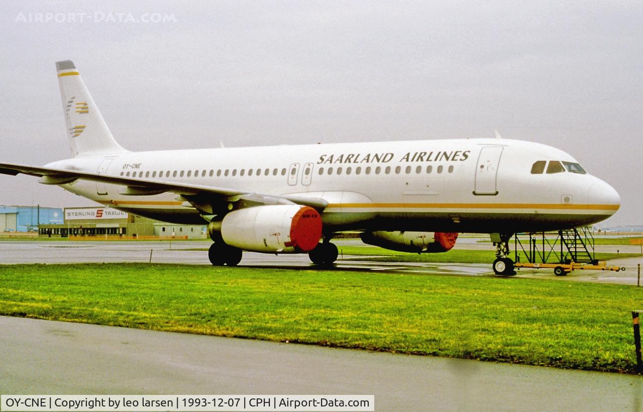 OY-CNE, 1991 Airbus A320-231 C/N 164, Copenhagen 7.12.1993