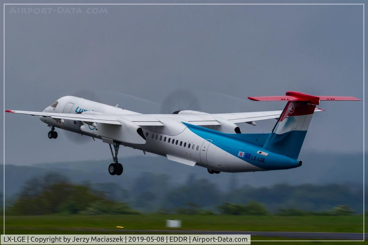 LX-LGE, 2009 De Havilland Canada DHC-8-402Q Dash 8 C/N 4284, De Havilland Canada DHC-8-402Q,