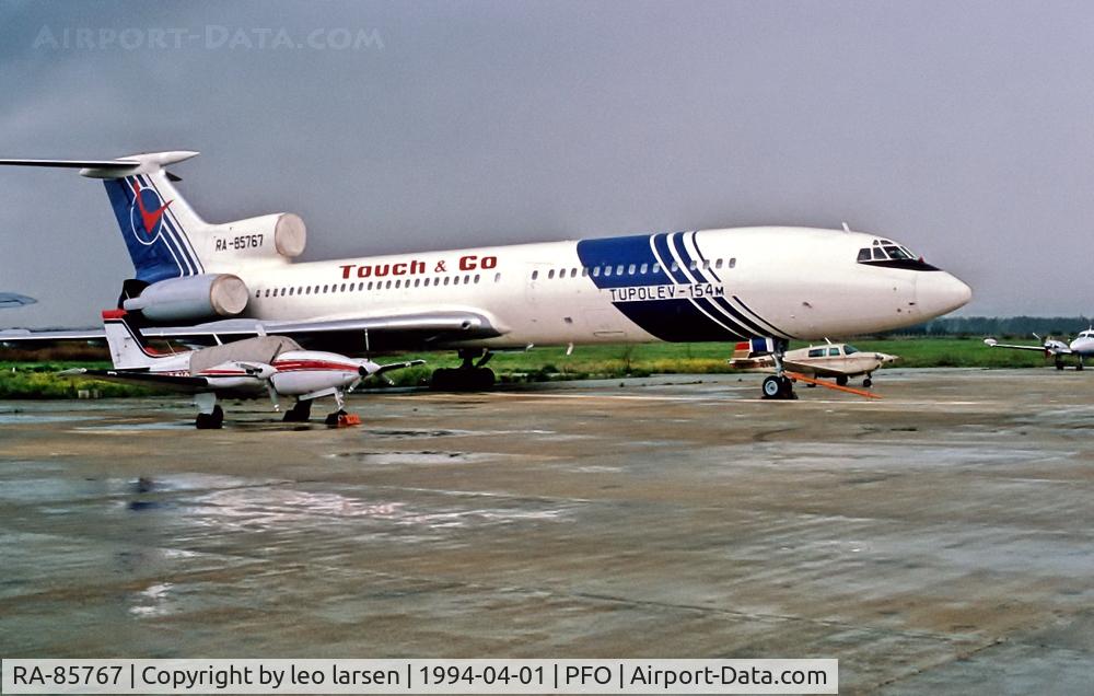 RA-85767, 1993 Tupolev Tu-154M C/N 93A948, Paphos Cyprus 1.4.1994