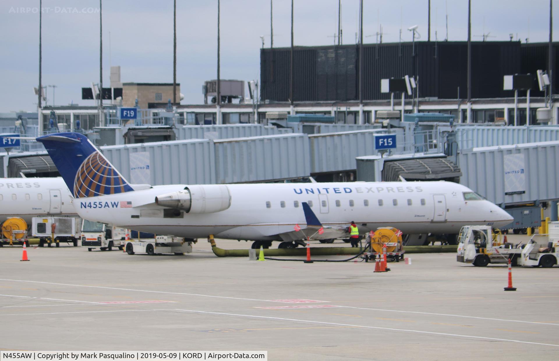 N455AW, 2003 Bombardier CRJ-200LR (CL-600-2B19) C/N 7848, CL-600-2B19