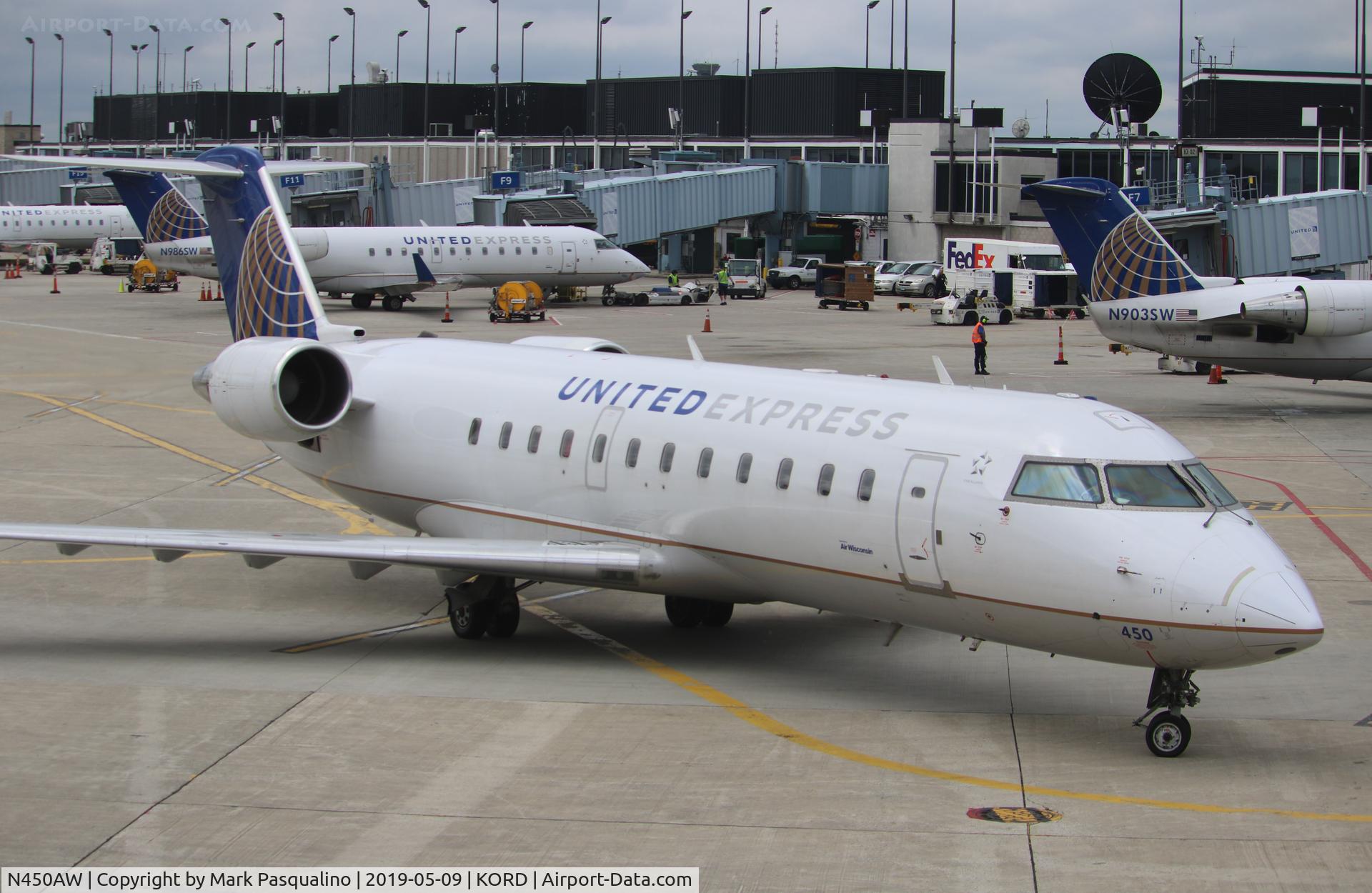 N450AW, 2003 Bombardier CRJ-200LR (CL-600-2B19) C/N 7823, CL-600-2B19