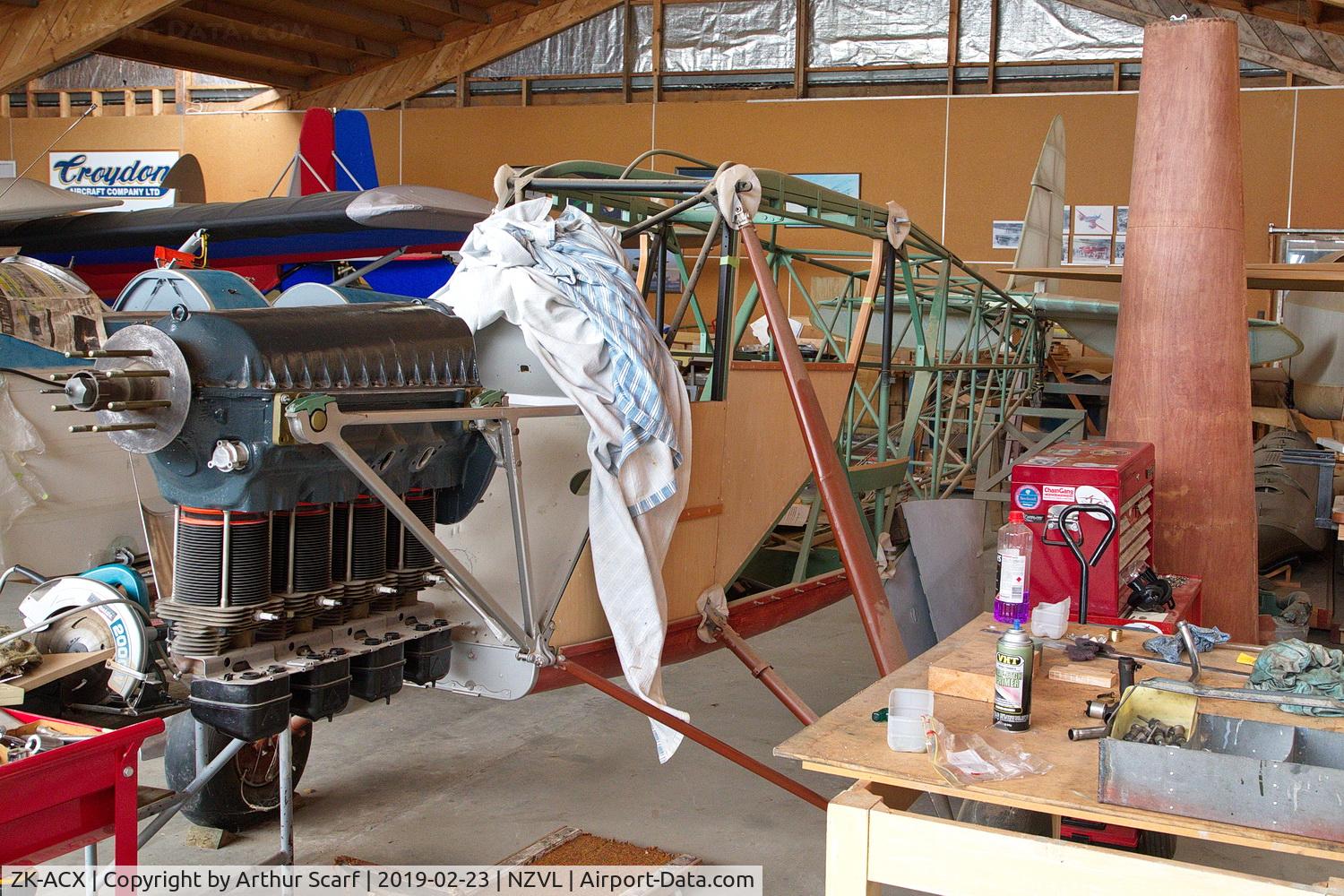 ZK-ACX, 1935 De Havilland DH.80A Puss Moth C/N 2204, Croydon Aircaft Company Mandeville NZ February 2019