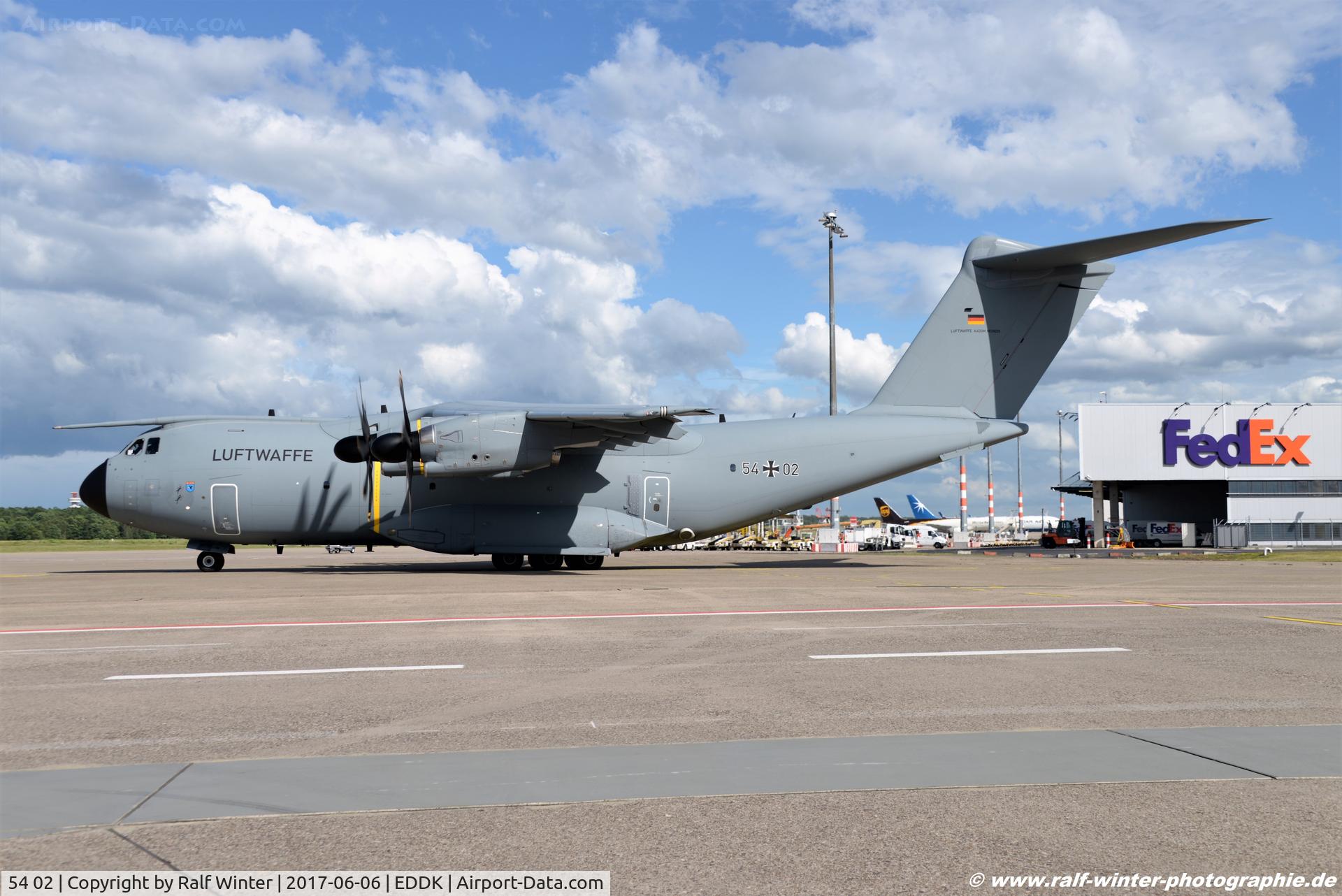 54 02, 2015 Airbus A400M Atlas C/N 029, Airbus A400M - GAF German Air Force - 29 - 54+02 - 06.06.2017 - CGN