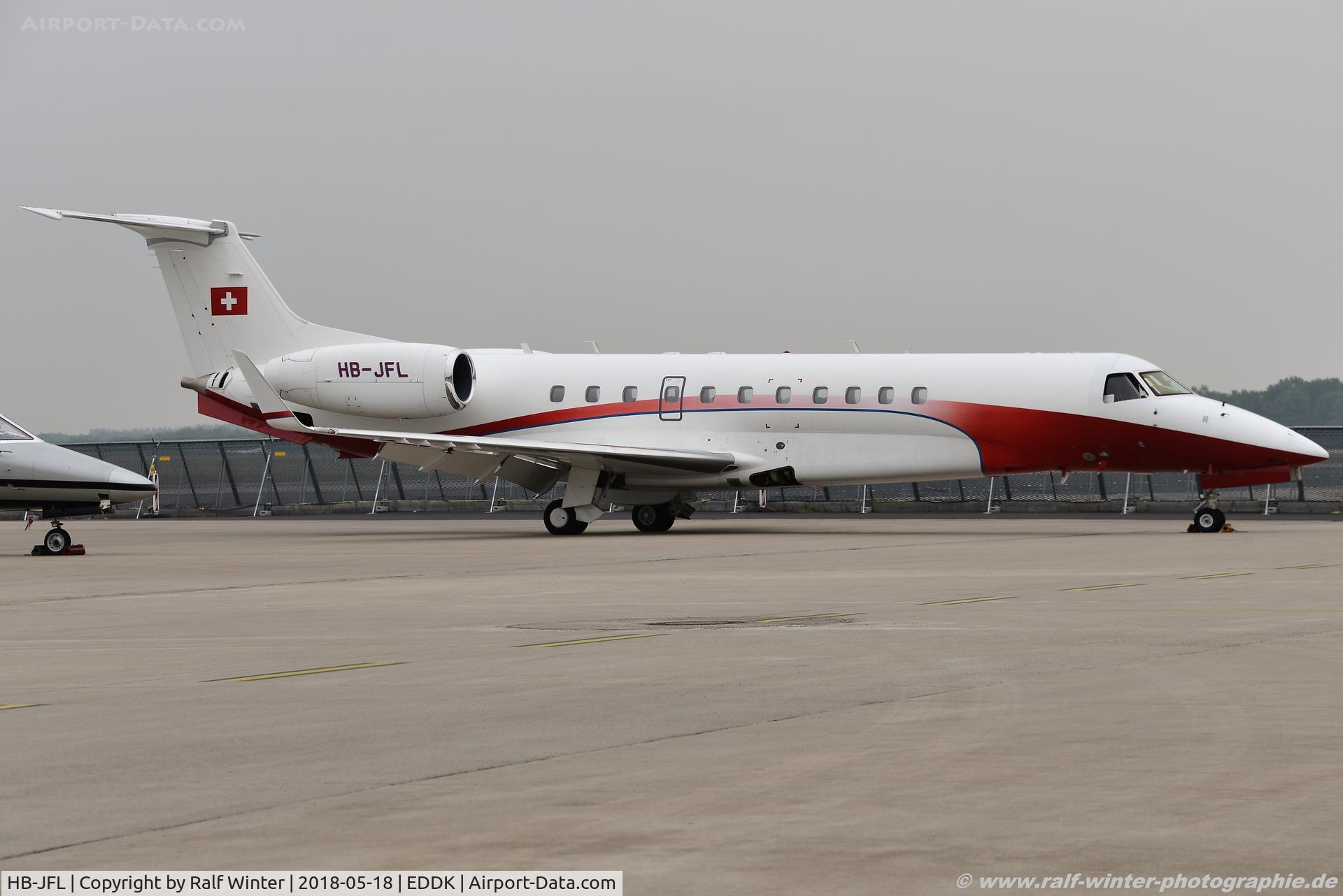 HB-JFL, 2008 Embraer EMB-135BJ Legacy 600 C/N 14501057, Embraer EMB-135BL Legacy - NUM Nomad Aviation - 14501057 - HB-JFL - 18.05.2018 - CGN