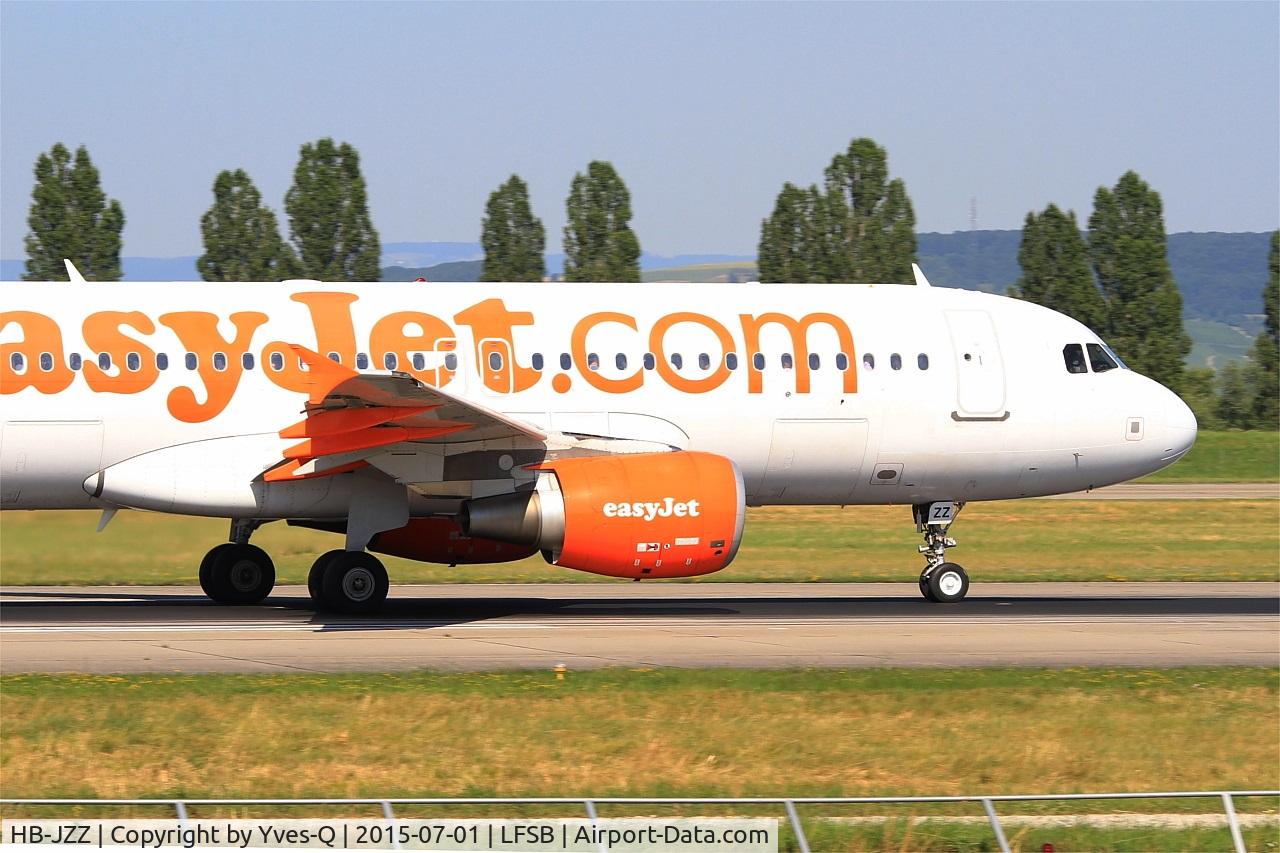 HB-JZZ, 2010 Airbus A320-214 C/N 4233, Airbus A320-214, Take off run rwy 15, Bâle-Mulhouse-Fribourg airport (LFSB-BSL)
