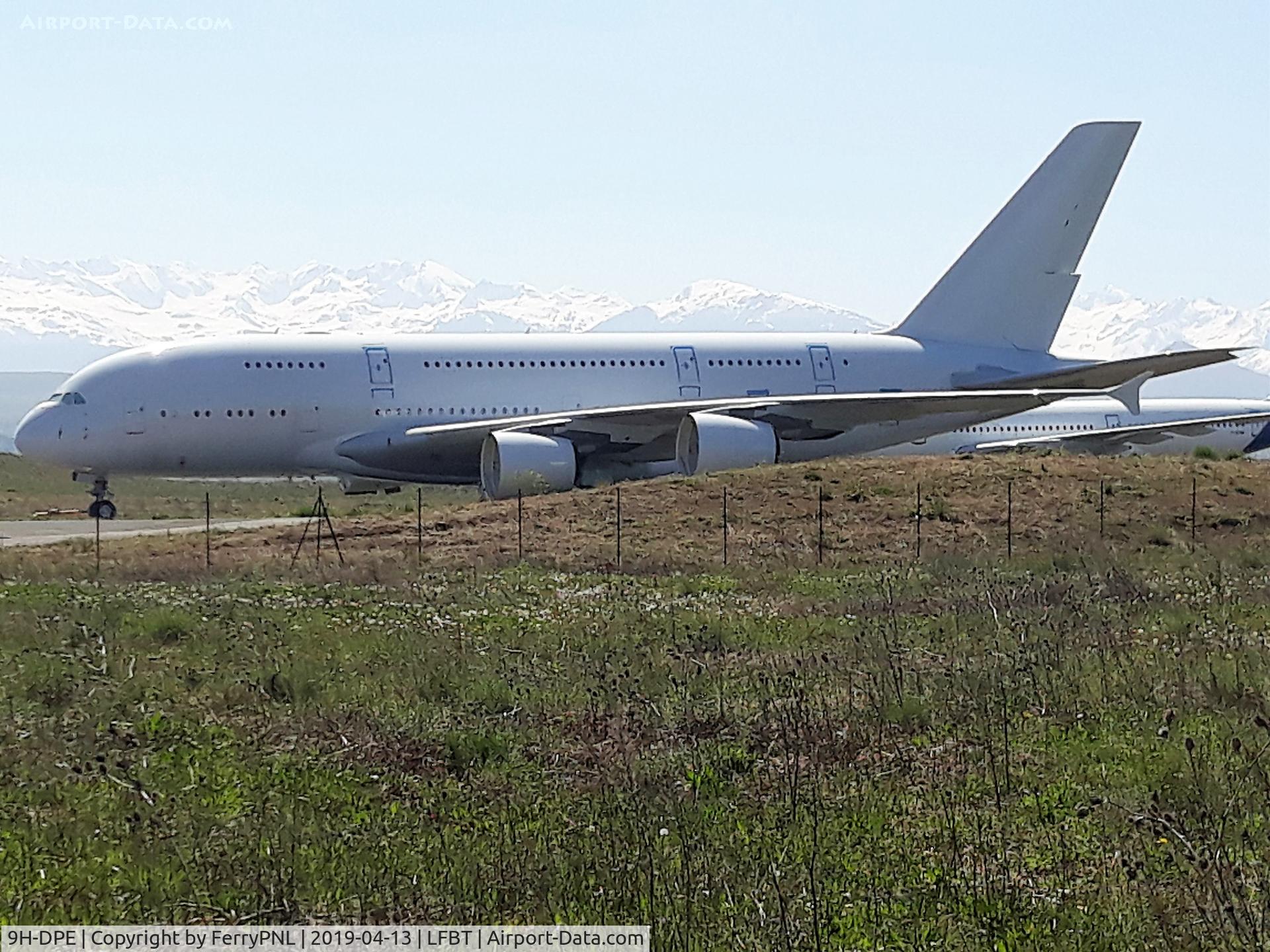9H-DPE, 2007 Airbus A380-841 C/N 010, A388 stored in Tarbes, former Singapore plane.