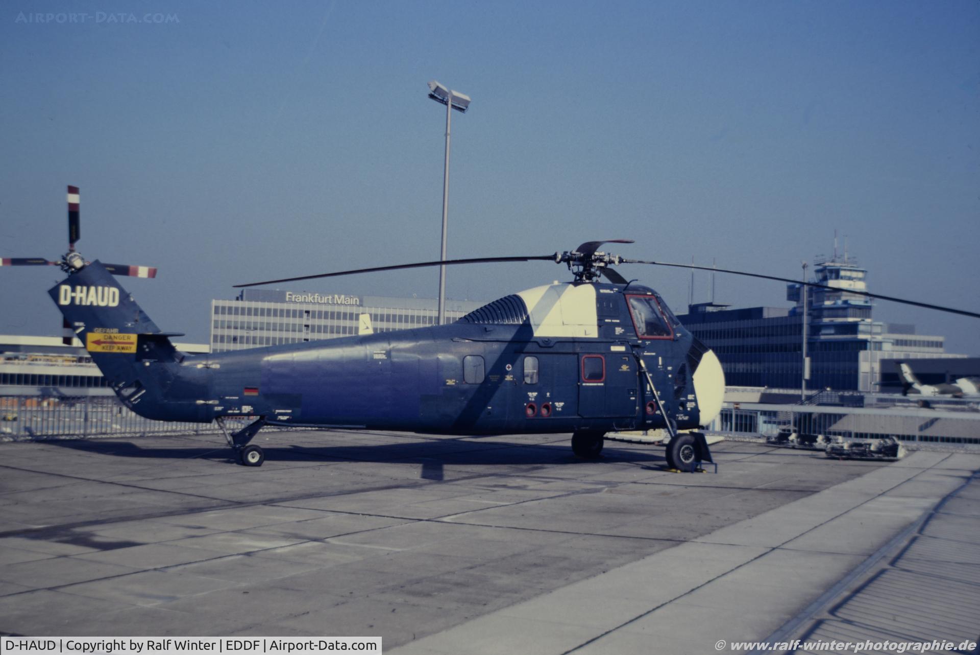 D-HAUD, 1956 Sikorsky S-58C C/N 58-388, Sikorsky S-58C - Air Classic - 58-0388 - DHAUD - 09.1985 - FRA