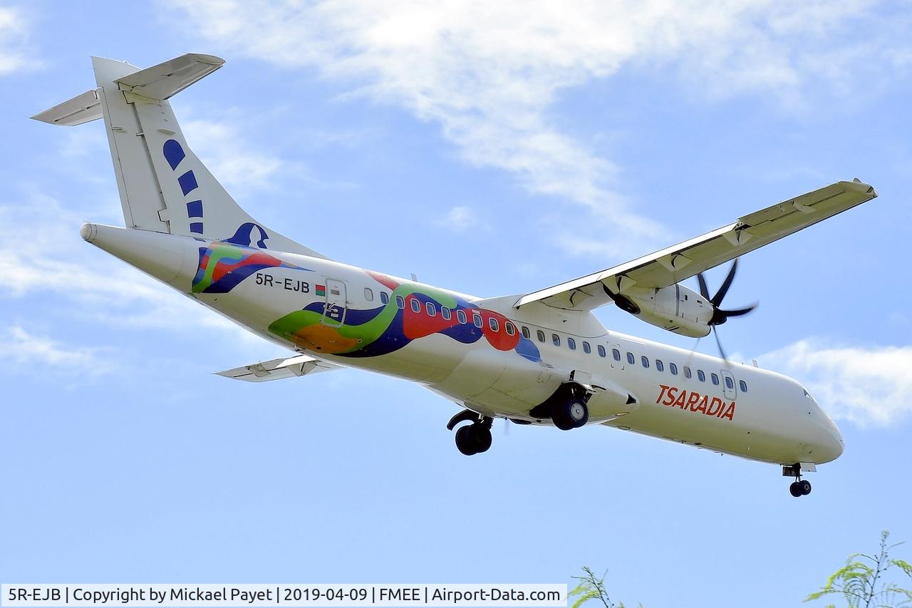 5R-EJB, 2015 ATR 72-600 C/N 1248, Final for rwy 14