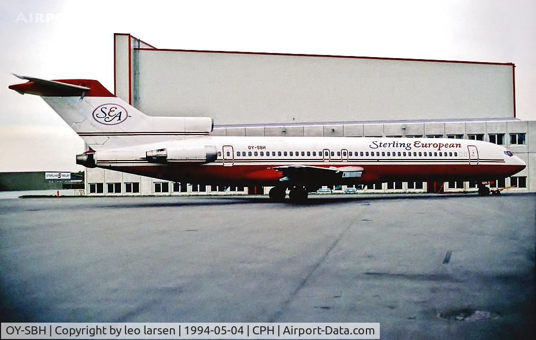 OY-SBH, 1981 Boeing 727-2B7 C/N 22164, Copenhagen 4.5.1994