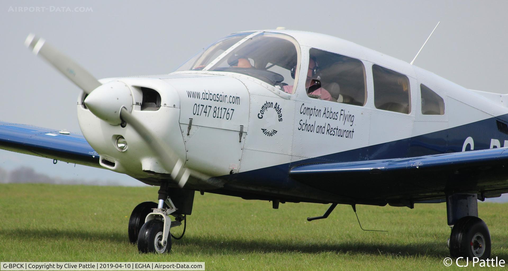 G-BPCK, 1980 Piper PA-28-161 Cherokee Warrior II C/N 28-8016279, @ EGHA