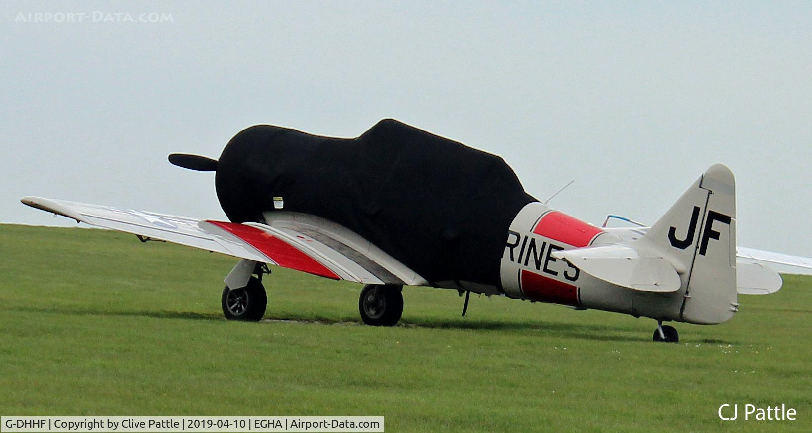 G-DHHF, 1946 North American SNJ-5 Texan Texan C/N 90680, Under wraps @ EGHA