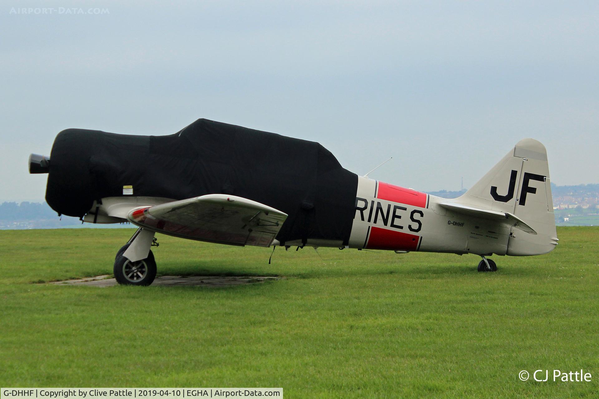 G-DHHF, 1946 North American SNJ-5 Texan Texan C/N 90680, Under wraps @ EGHA
