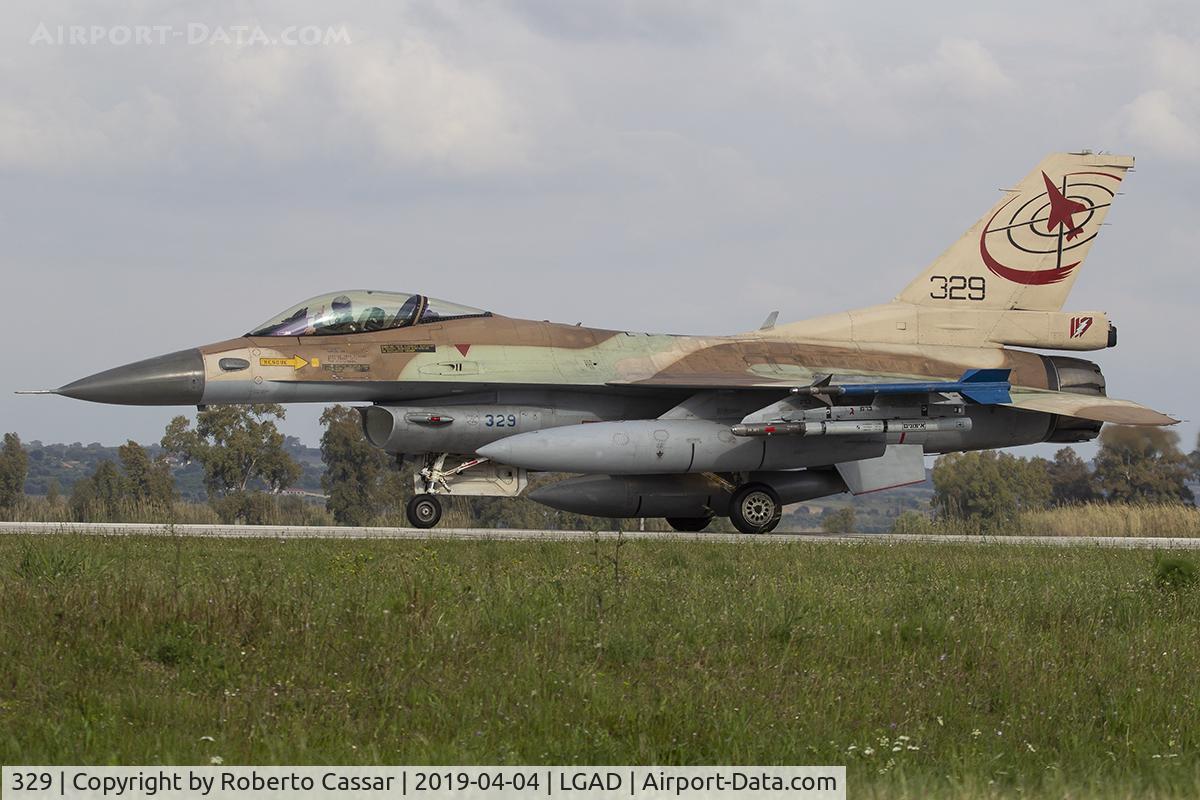 329, 1988 General Dynamics F-16C Barak C/N 4J-51, Inichos 2019