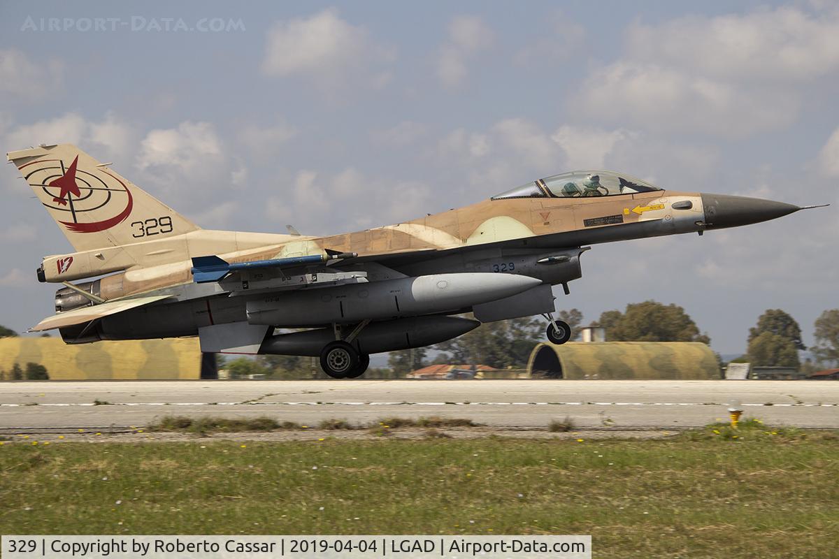 329, 1988 General Dynamics F-16C Barak C/N 4J-51, Inichos 2019