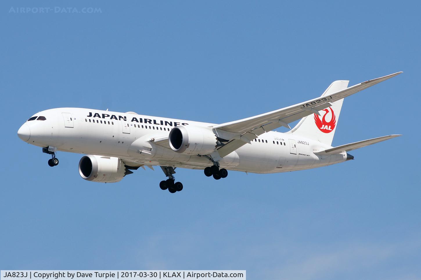 JA823J, 2013 Boeing 787-8 Dreamliner C/N 34833, no comment.