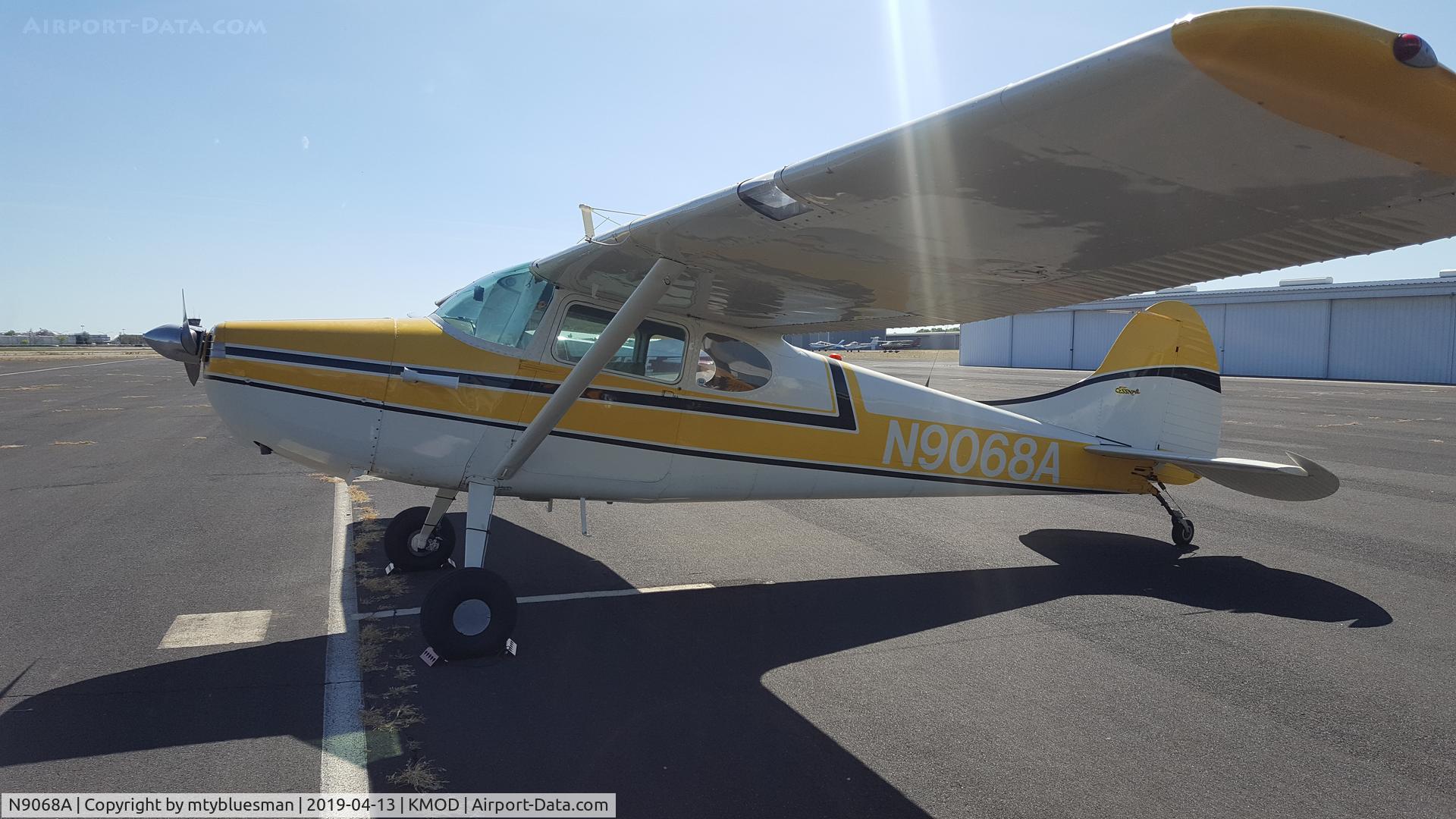 N9068A, 1949 Cessna 170A C/N 18827, I saw this beautiful airplane at Modesto, CA  during a pancake breakfast fly-in.