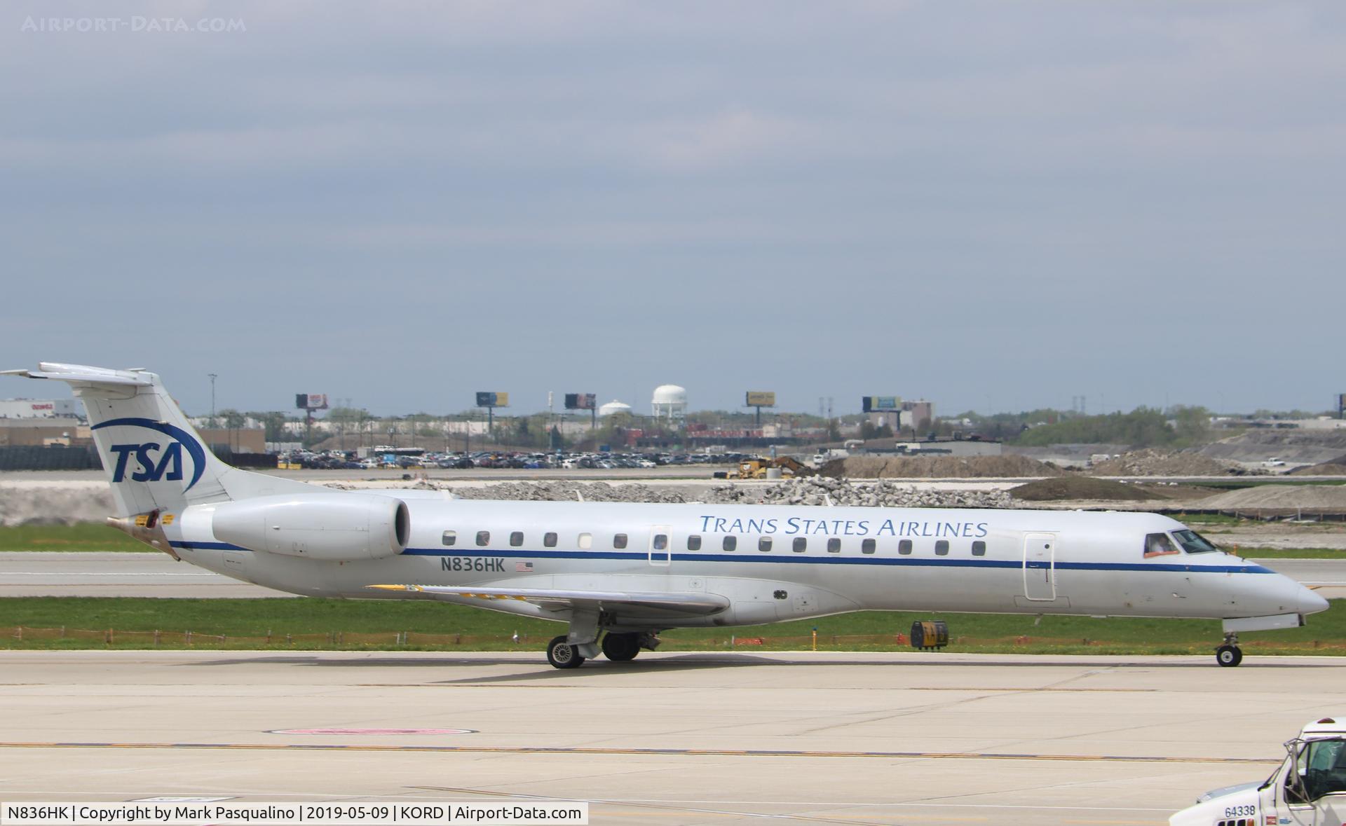 N836HK, 2003 Embraer ERJ-145LR (EMB-145LR) C/N 145695, EMB-145LR