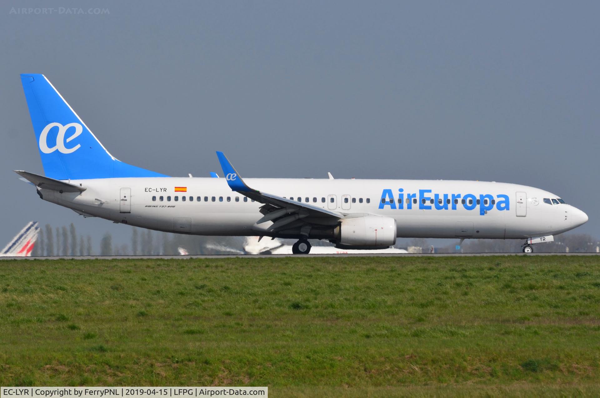EC-LYR, 2013 Boeing 737-85P C/N 36595, Arrival of Air Europa B738