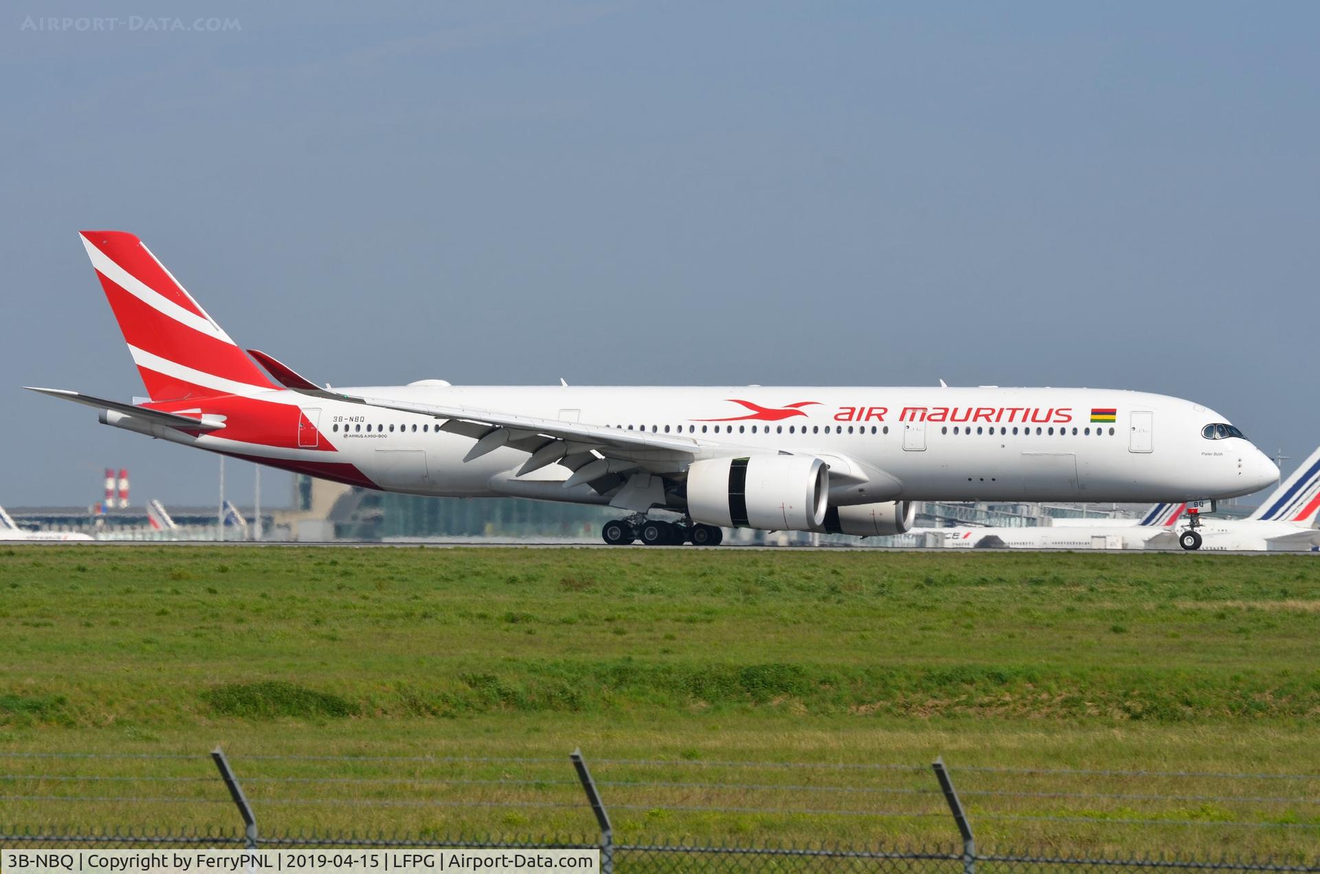 3B-NBQ, 2017 Airbus A350-941 C/N 157, Arrival of Air Maurrritius A359