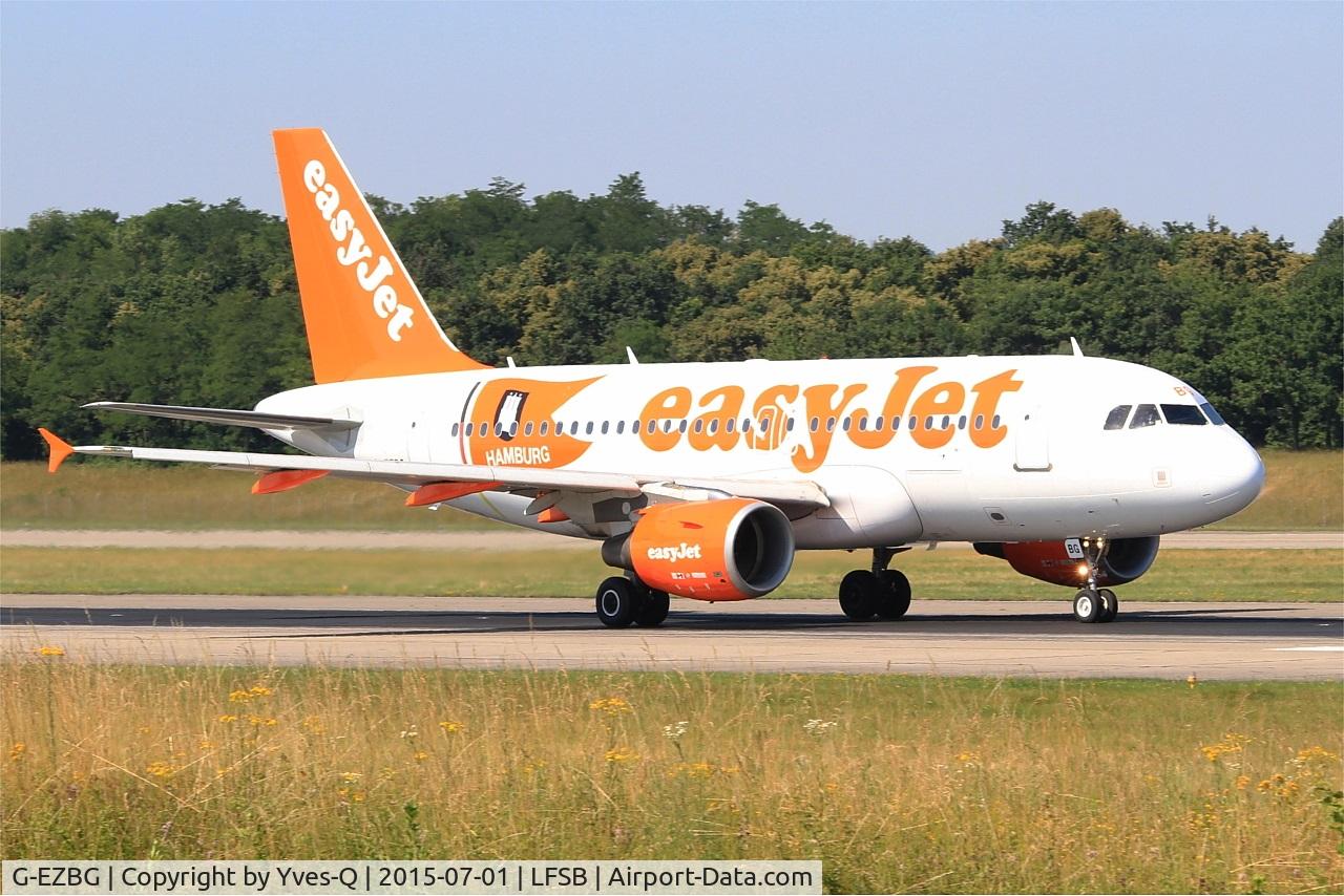G-EZBG, 2006 Airbus A319-111 C/N 2946, Airbus A319-111, Take off run rwy 15, Bâle-Mulhouse-Fribourg airport (LFSB-BSL)