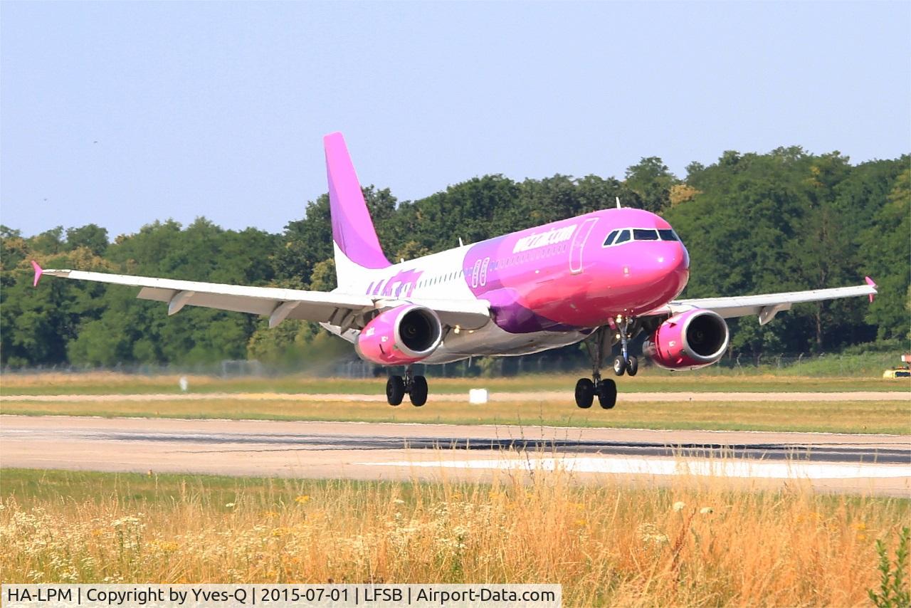 HA-LPM, 2007 Airbus A320-232 C/N 3177, Airbus A320-232, Landing rwy 15, Bâle-Mulhouse-Fribourg airport (LFSB-BSL)