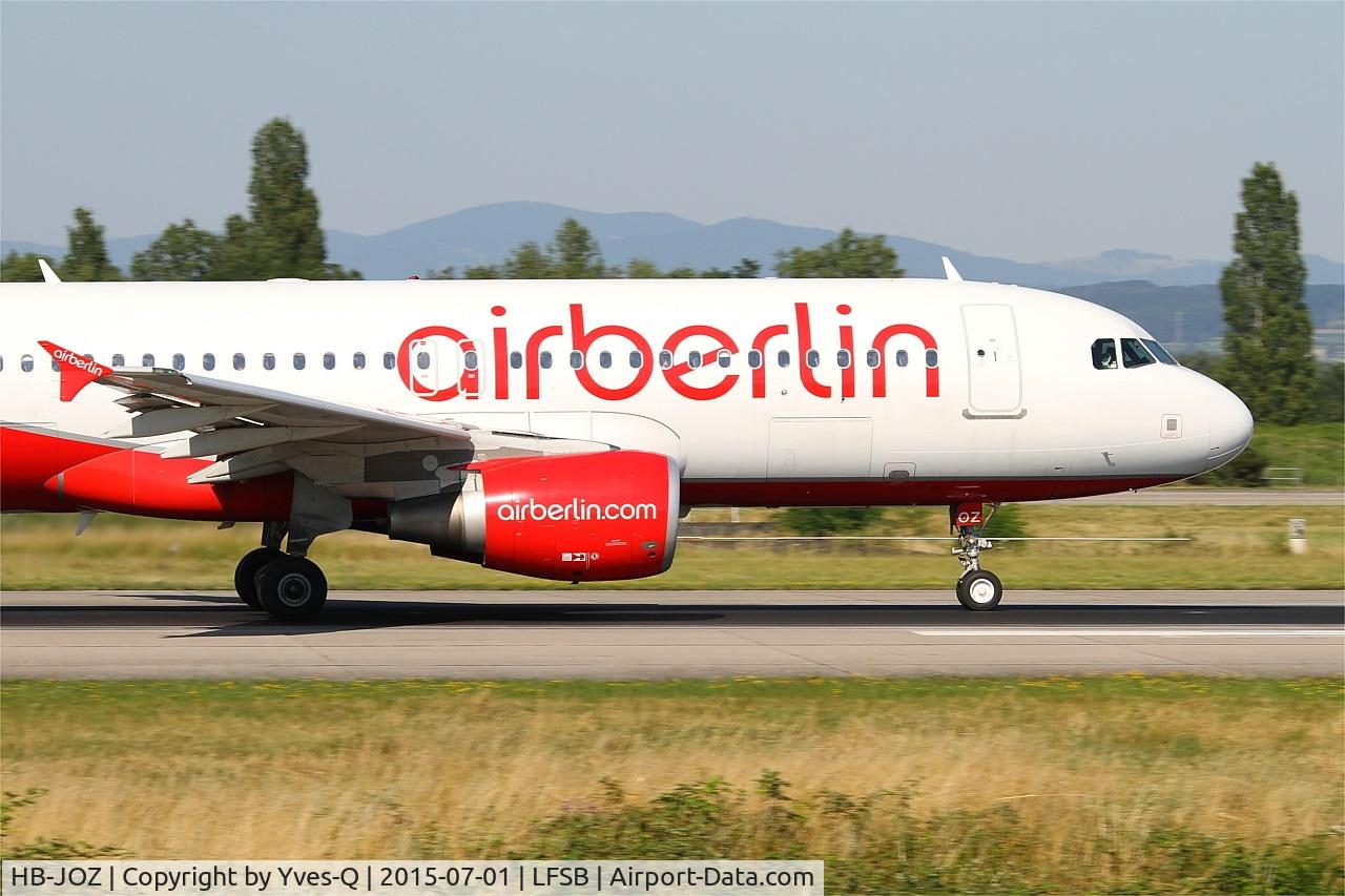 HB-JOZ, 2011 Airbus A320-214 C/N 4631, Airbus A320-214, Take off run rwy 15, Bâle-Mulhouse-Fribourg airport (LFSB-BSL)