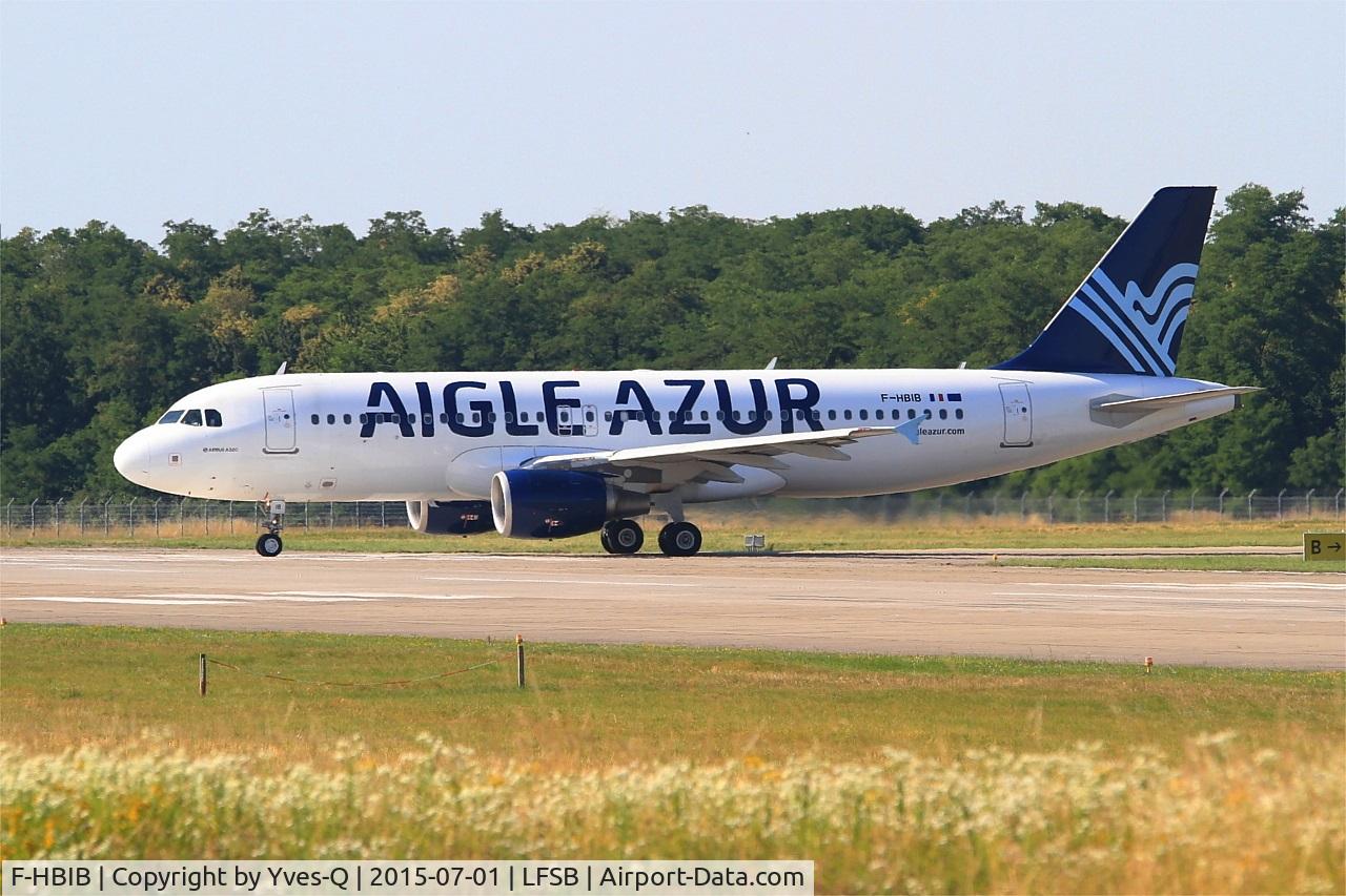 F-HBIB, 2007 Airbus A320-214 C/N 3289, Airbus A320-214, Lining up rwy 15, Bâle-Mulhouse-Fribourg airport (LFSB-BSL)