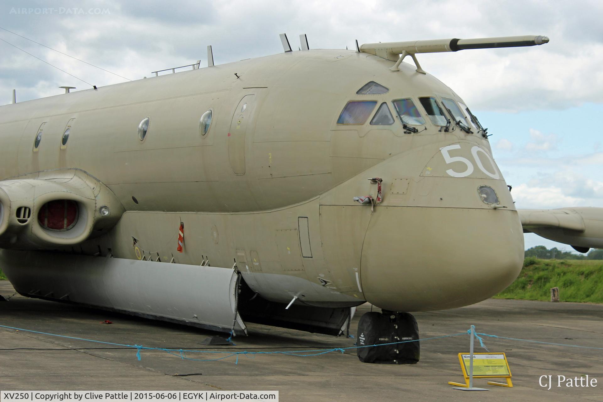XV250, Hawker Siddeley Nimrod MR.2 C/N 8025, Preserved @ The Yorkshire Air Museum, Elvington, Yorkshire