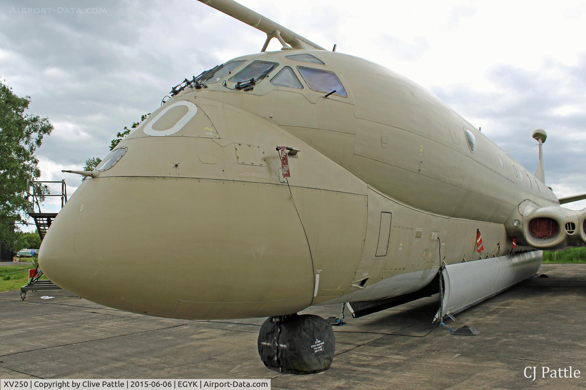 XV250, Hawker Siddeley Nimrod MR.2 C/N 8025, Preserved @ The Yorkshire Air Museum, Elvington, Yorkshire