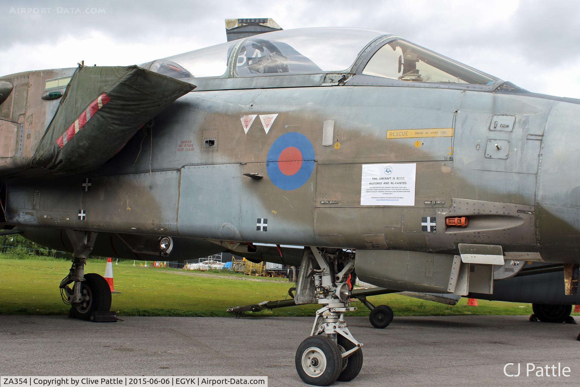 ZA354, 1980 Panavia Tornado GR.1 C/N 030/BS007/3015, Preserved @ The Yorkshire Air Museum, Elvington, Yorkshire