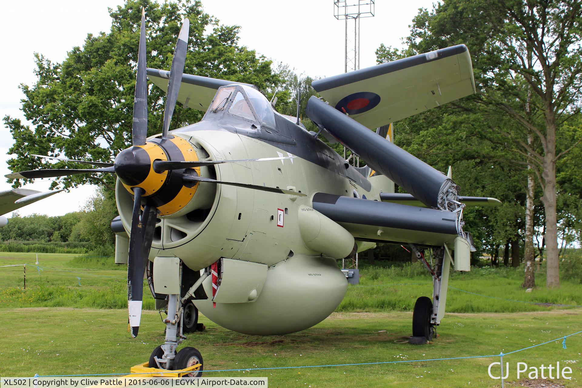 XL502, 1961 Fairey Gannet AEW.3 C/N F9461, Preserved @ The Yorkshire Air Museum, Elvington, Yorkshire