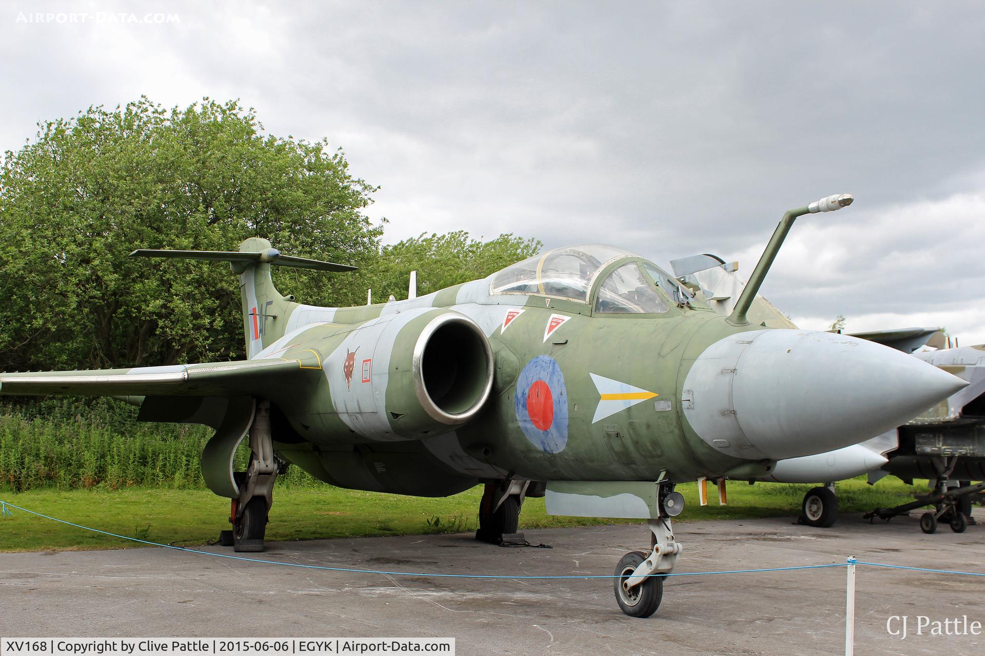 XV168, 1966 Hawker Siddeley Buccaneer S.2B C/N B3-09-66, Preserved @ The Yorkshire Air Museum, Elvington, Yorkshire