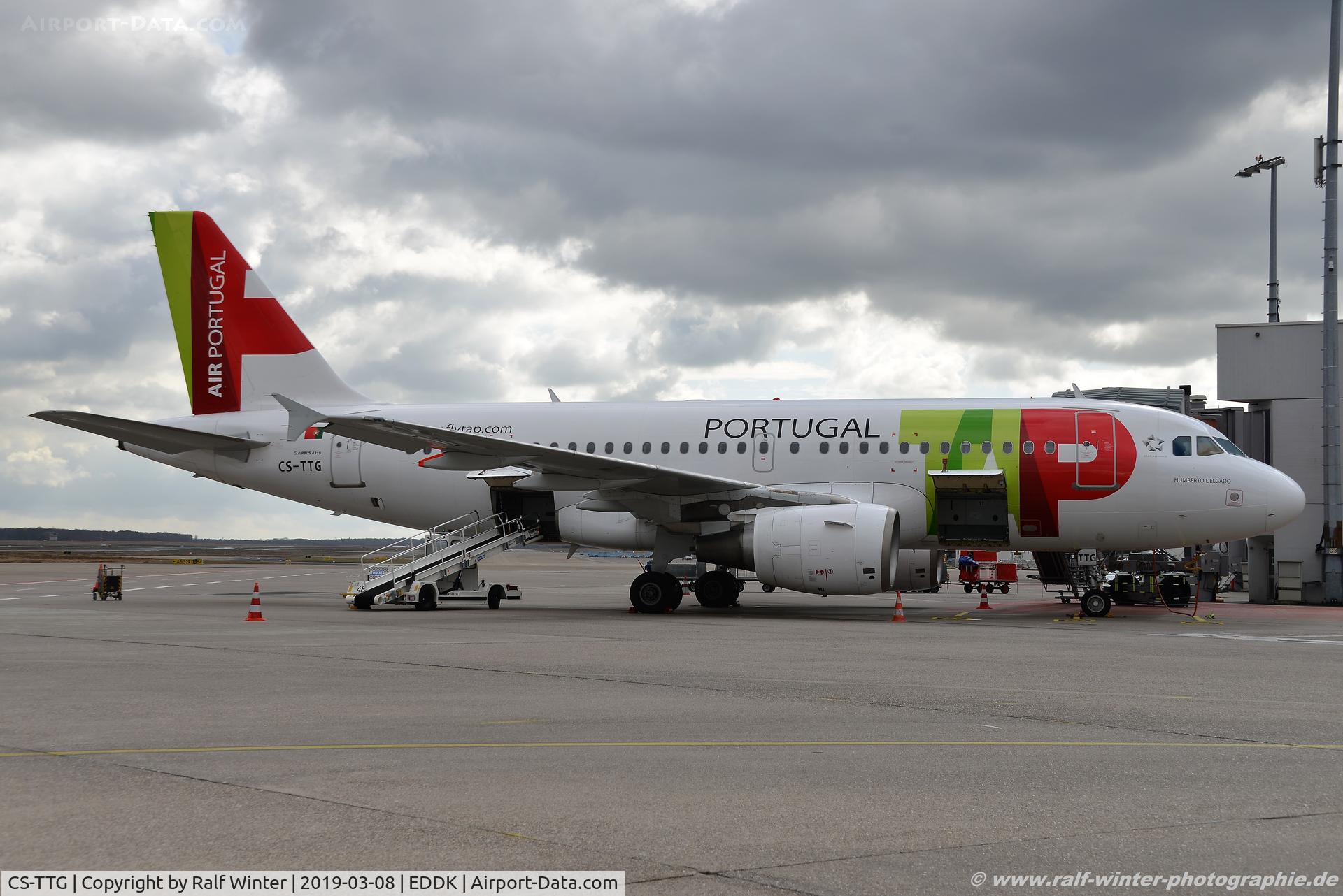 CS-TTG, 1998 Airbus A319-111 C/N 906, Airbus A319-111 - TP TAP TAP Air Portugal 'Humberto Delgado' - 906 - CS-TTG - 08.03.2019 - CGN