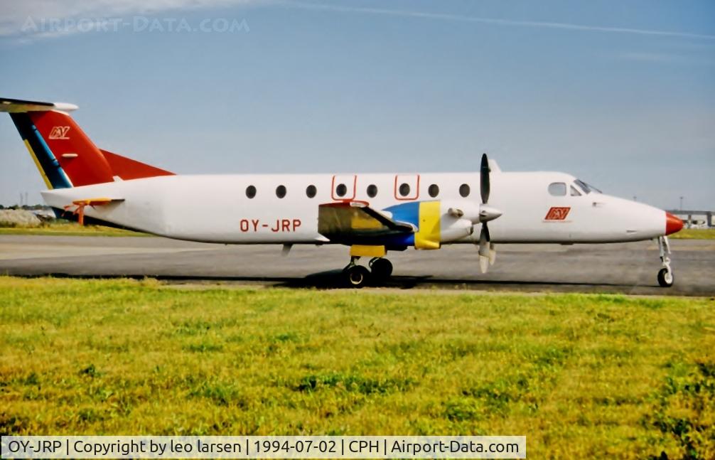 OY-JRP, 1986 Beech 1900C C/N UB-56, Copenhagen 2.7.1994