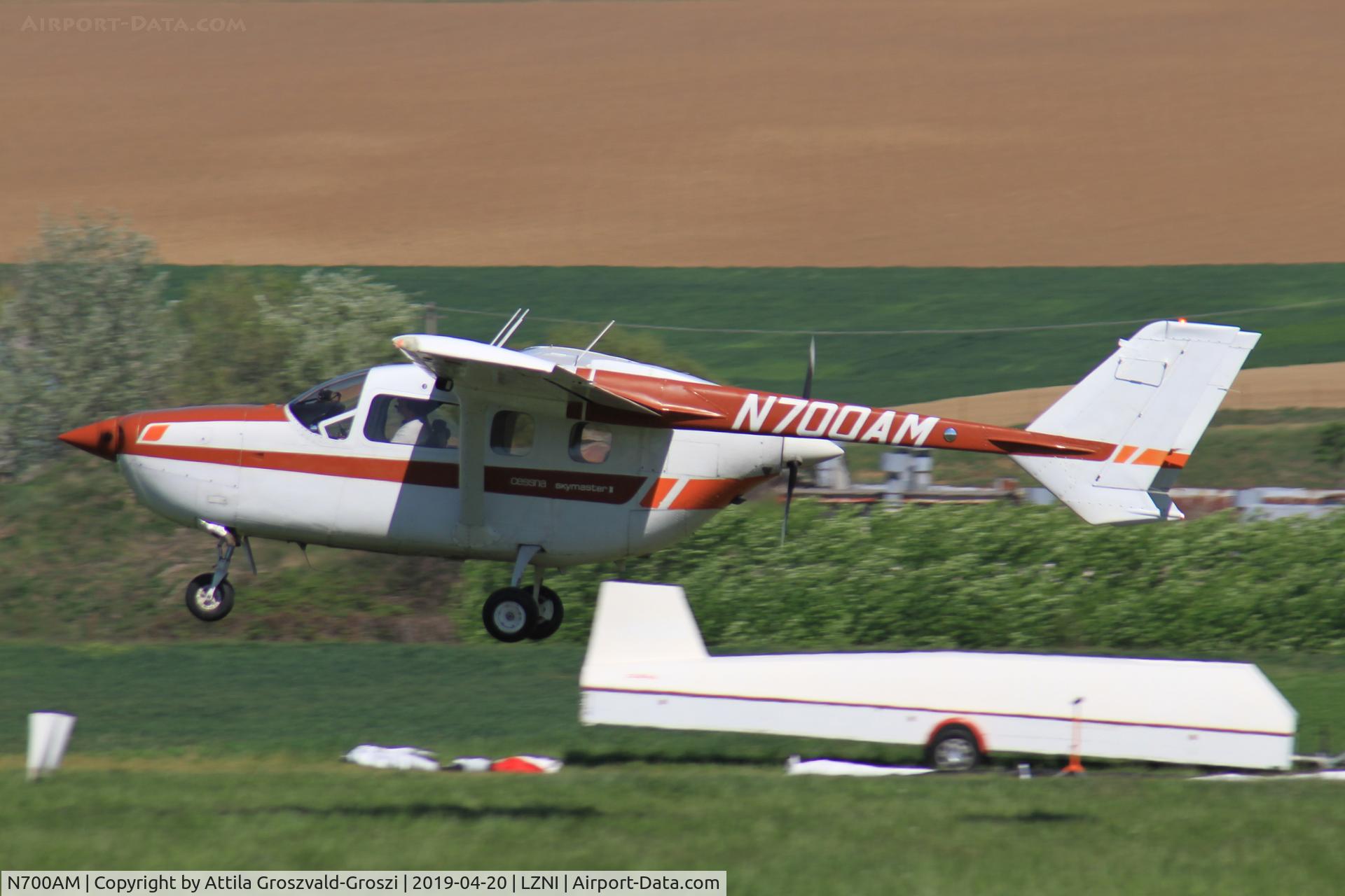 N700AM, 1977 Cessna 337G Super Skymaster C/N 33701801, LZNI - Nitra Airport, Slovakia