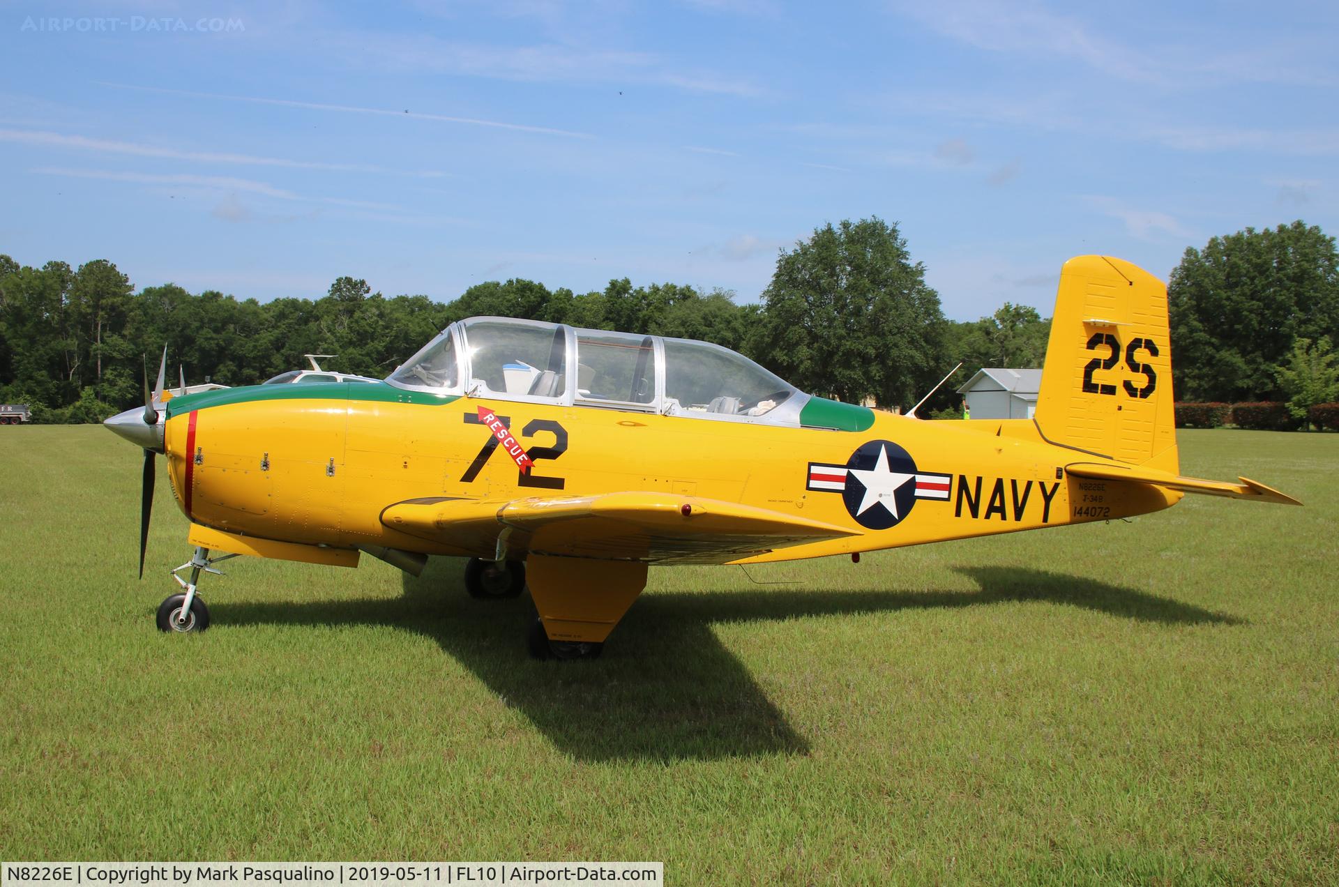 N8226E, 1957 Beech D-45 Mentor C/N BG-379, Beech T-34B