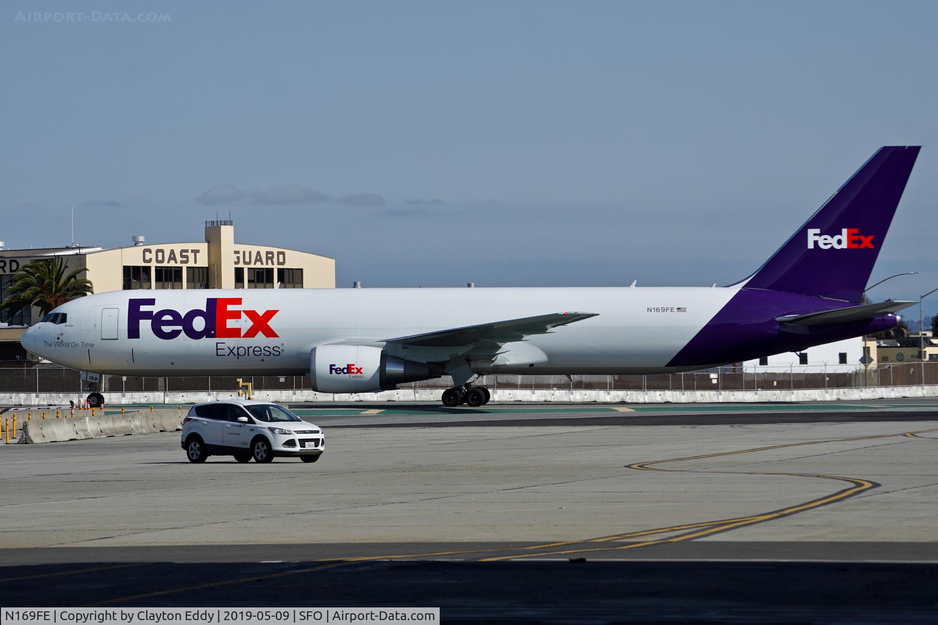 N169FE, 2018 Boeing 767-3S2ERF C/N 63101, SFO 2019.